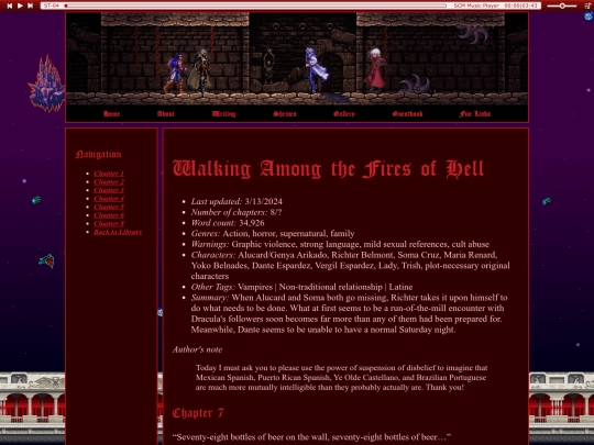 fics/walking-among-the-fires-7 screenshot