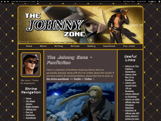 shrines/johnny/fics screenshot
