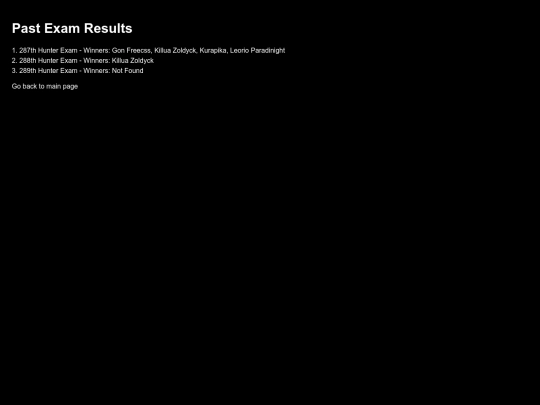 past_results screenshot