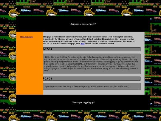 blogpage screenshot