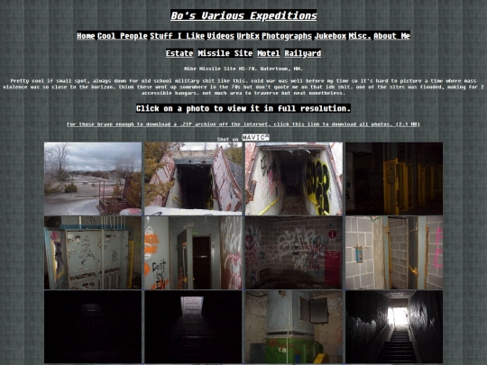 urbex/missile screenshot