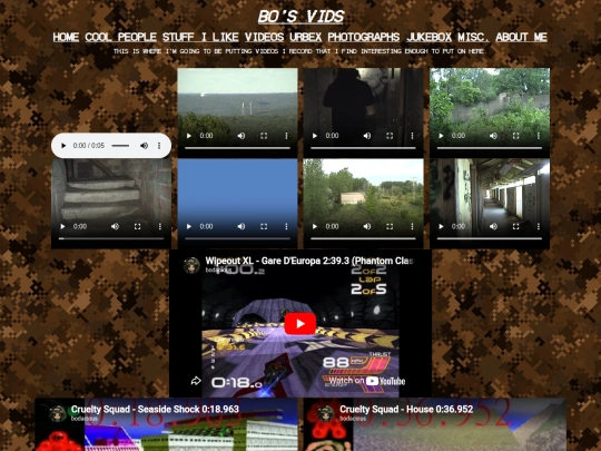 videos screenshot