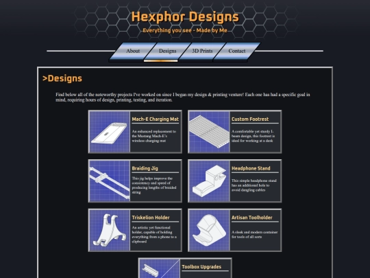 designs screenshot