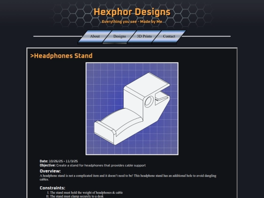 headphonestand screenshot