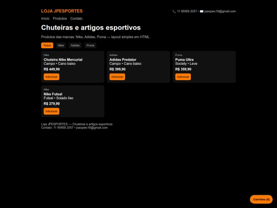 jpesportes screenshot