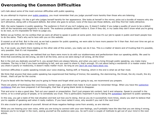 commondifficulties screenshot