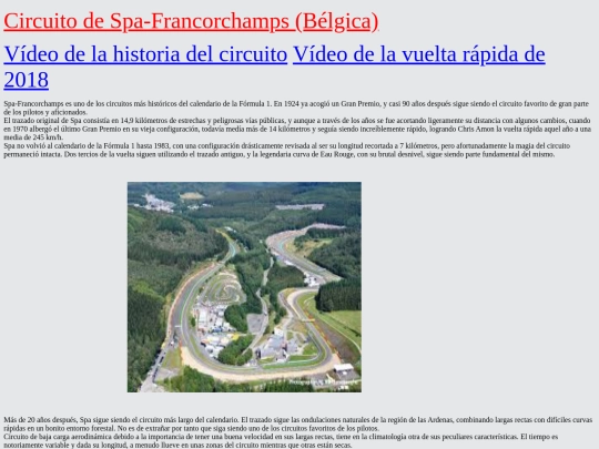 pracs/formula1/Belgica screenshot