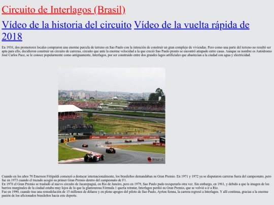 pracs/formula1/Brasil screenshot