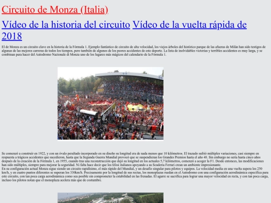 pracs/formula1/Italia screenshot