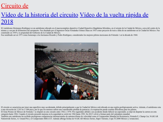 pracs/formula1/Mexico screenshot
