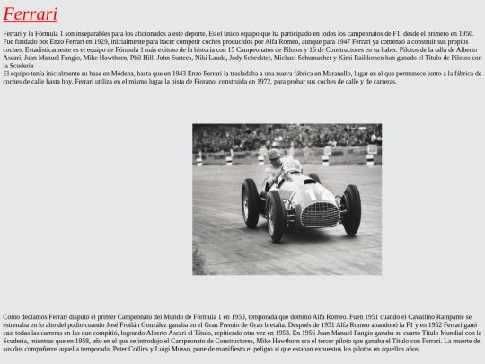 pracs/formula1/ferrari screenshot