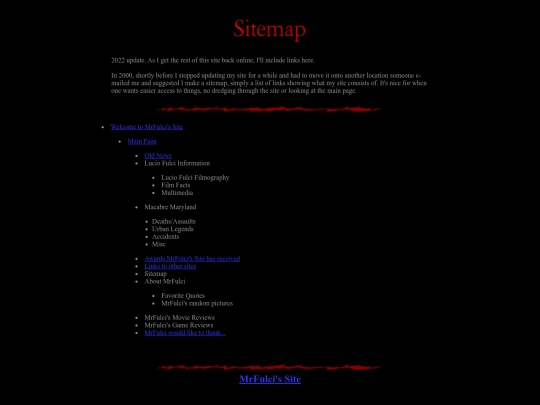 sitemap screenshot