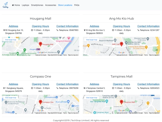 store_locations screenshot