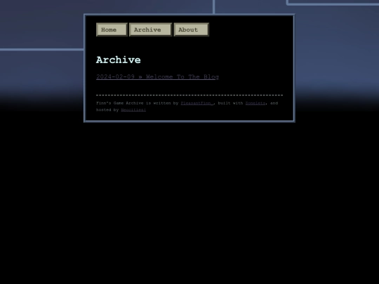 archive screenshot