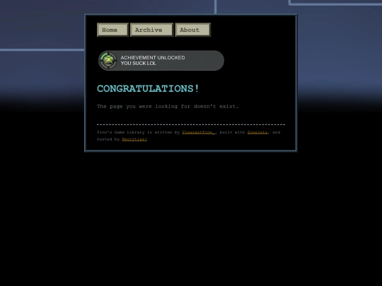 not_found screenshot