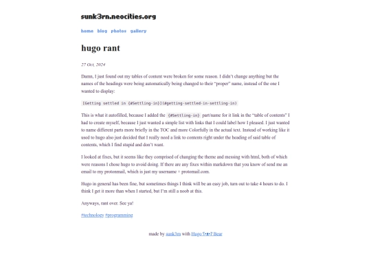 blog/hugo-rant screenshot