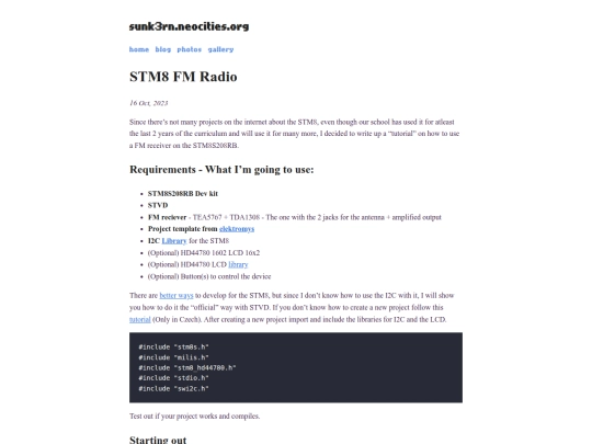 blog/stm8-fm-radio screenshot