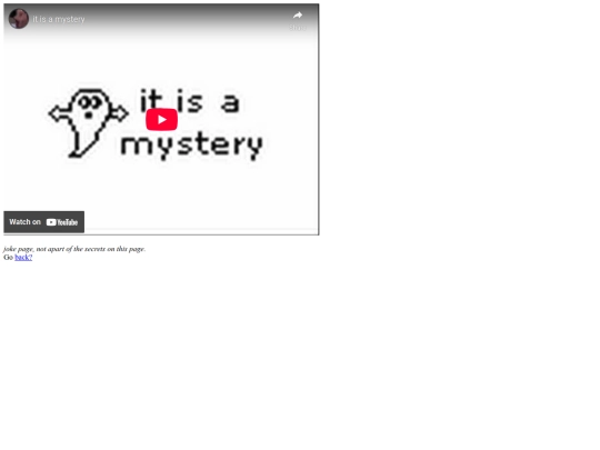 it-is-a-mystery screenshot