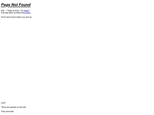 not_found screenshot
