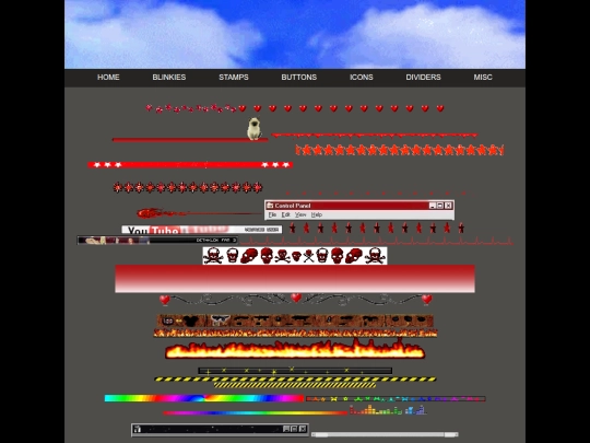 dividers screenshot