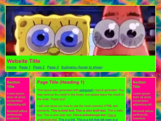 index screenshot