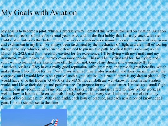 My-Goals-With-Aviation screenshot