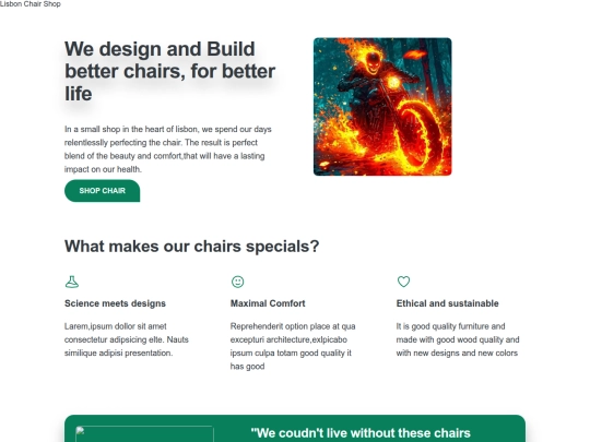 chair/lisbonweb screenshot