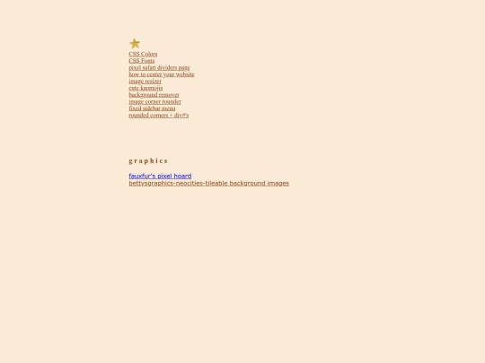 links screenshot