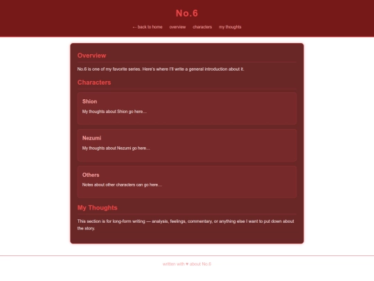 no.6 screenshot