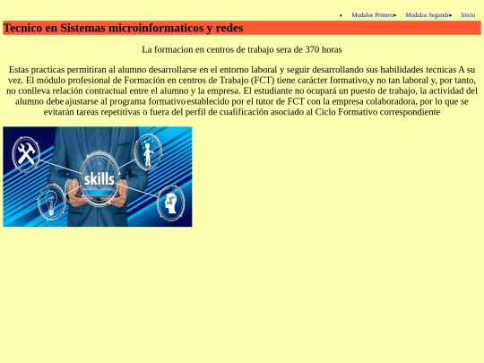 Proyecto2/InfMFCT screenshot