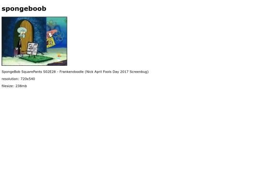 spongebob screenshot