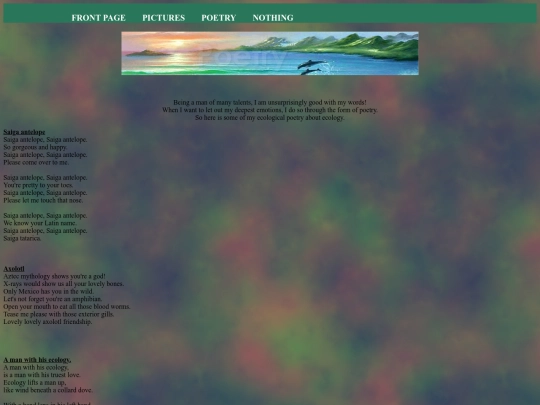 poetry screenshot