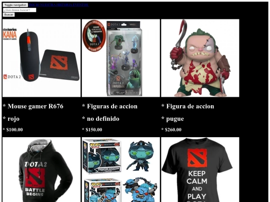 tienda screenshot