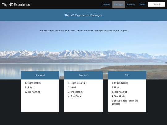 packages screenshot