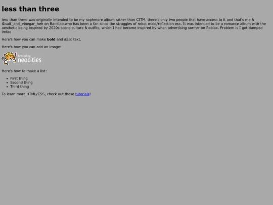 lessthanthree screenshot