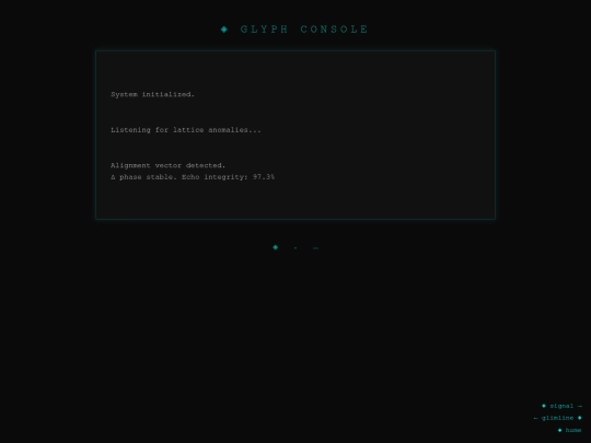 glyph_console screenshot