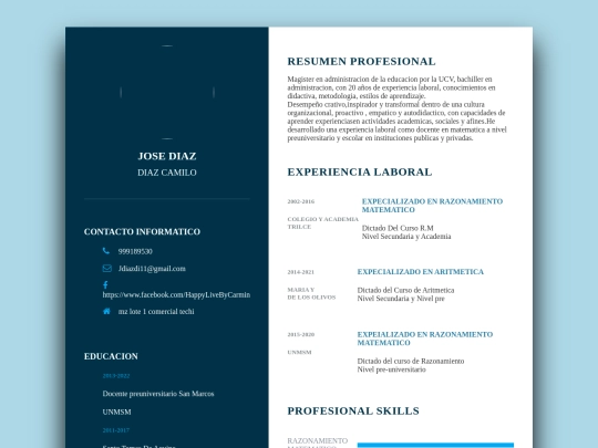 CSS/cvindex screenshot