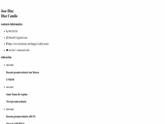 index screenshot