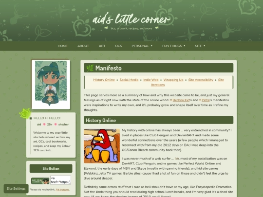personal/manifesto screenshot