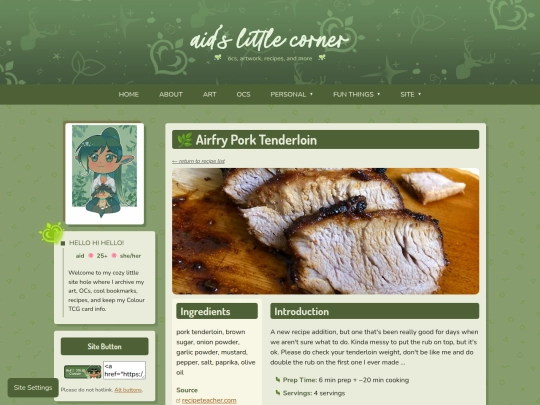 recipes/airfry-pork-tenderloin screenshot