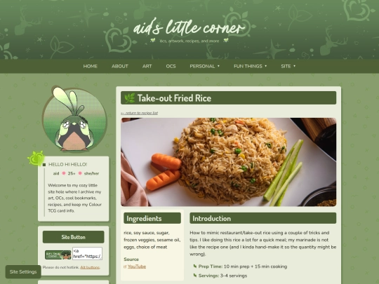recipes/fried-rice screenshot