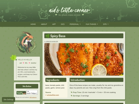 recipes/spicy-basa-filet screenshot