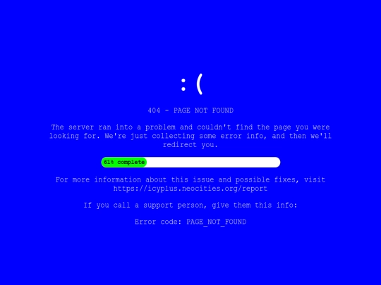404-test screenshot