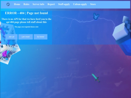 api/404 screenshot