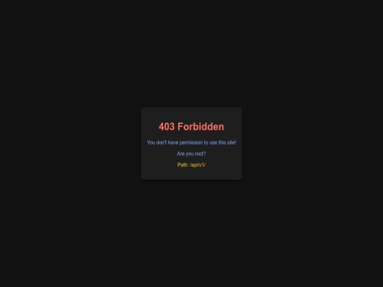 api/v1 screenshot