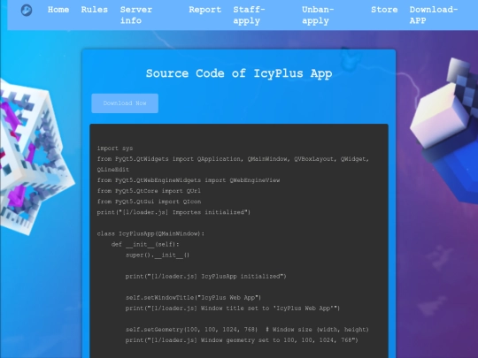download/app/code screenshot