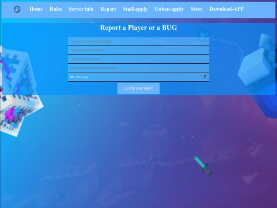 report screenshot
