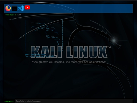 server/kali screenshot