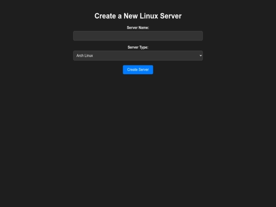 server/new/lunixserver screenshot