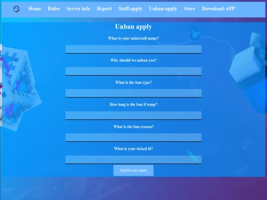unban-apply screenshot